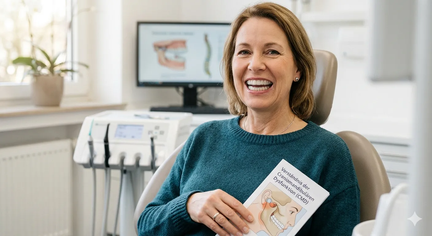 Transparente Aufbissschiene bei Craniomandibuläre Dysfunktion