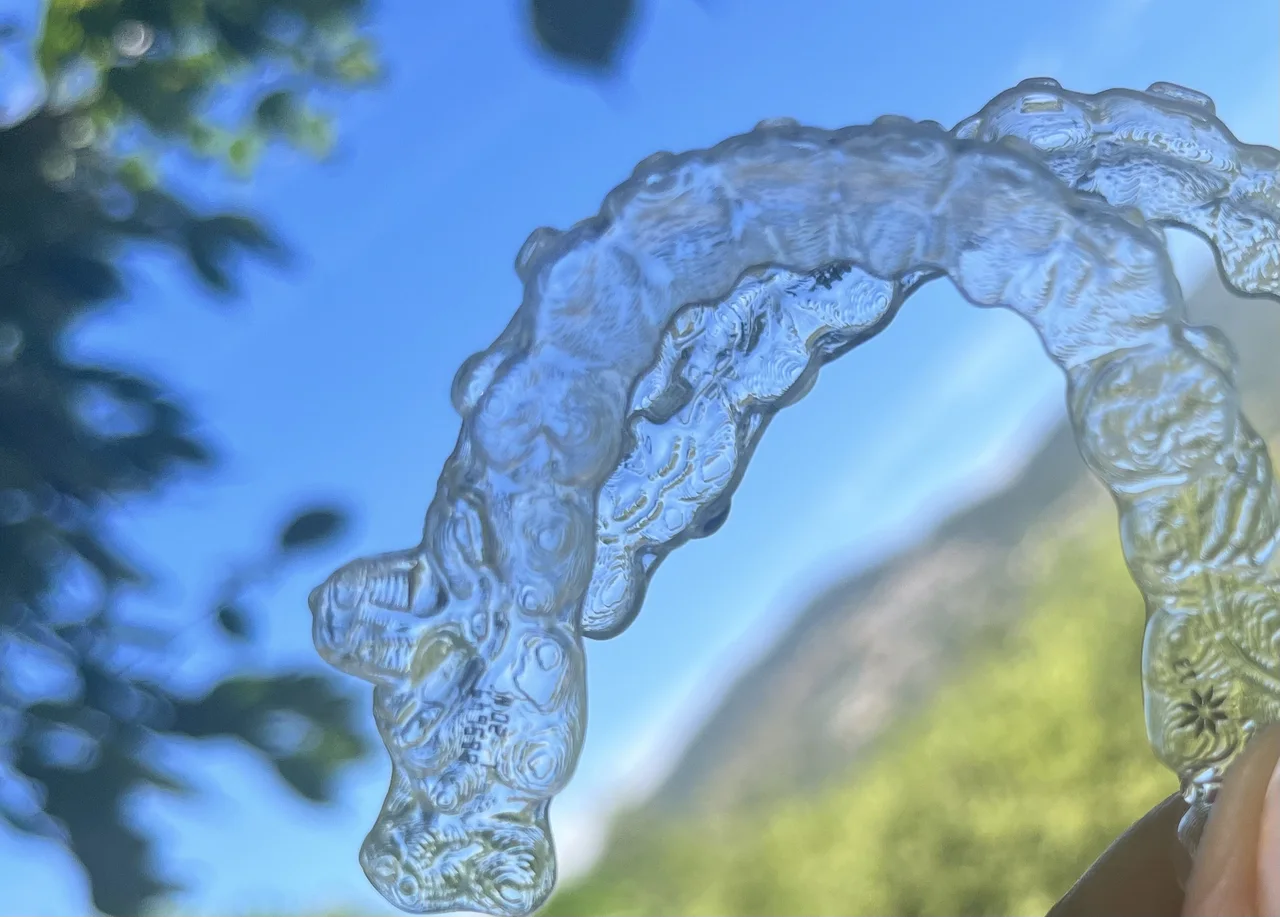 Transparente Zahnschiene